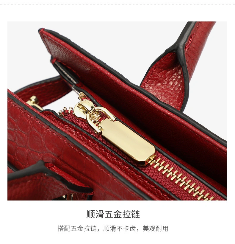 Women&prime;s Bag 2023new Summer Fashion Large Capacity Leather Mother Handbag for Middle-Aged Women