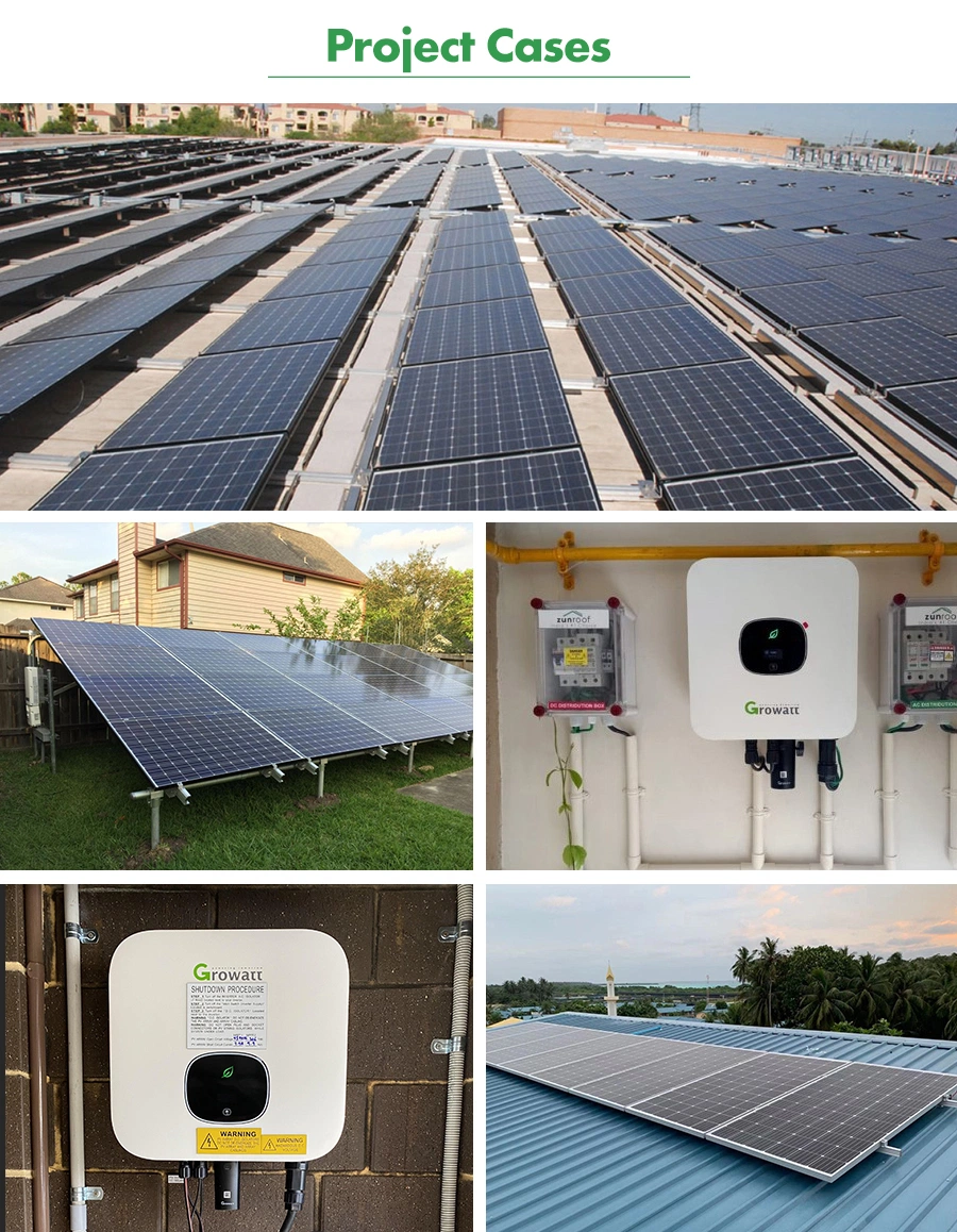 CE Approved Sunway 5kw Power on Grid Complete Solar System with High Quality