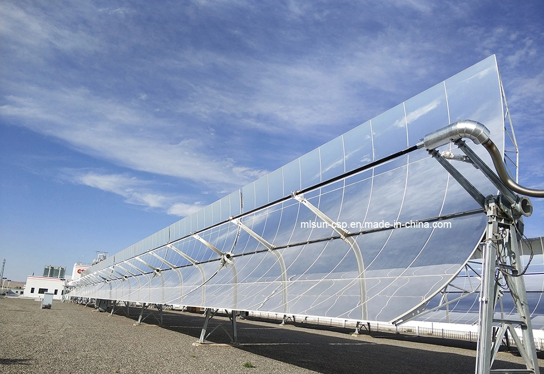 Generate Electricity Solar Thermal Industrial Application Parabolic Trough 5.77m*12m